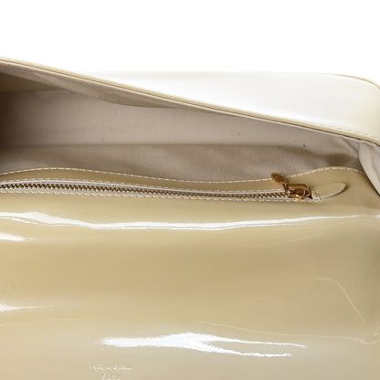 Louis Vuitton Patent Sobe Clutch Blanc Corail 4 of 10