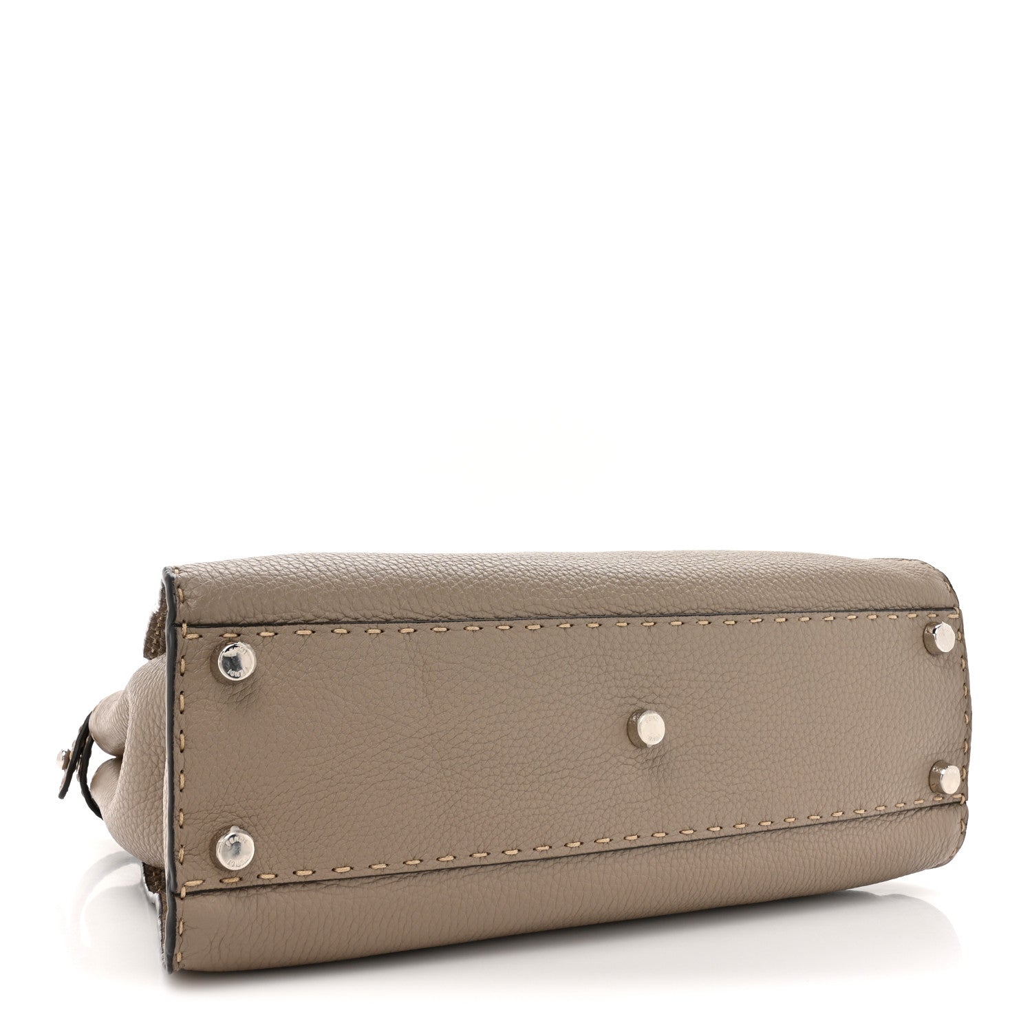 Fendi Cuoio Romano Selleria Medium Peekaboo Iconic Satchel Corda 4 of 13