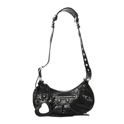 Balenciaga Agneau Arena Small Le Cagole Shoulder Bag Black 3 of 11