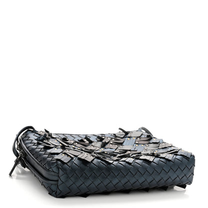 Bottega Veneta Nappa Intrecciato Fringe Studded Nodini Crossbody Messenger Multicolor 4 of 9