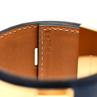 Hermes Matte Alligator Collier De Chien CDC Bracelet XS Bleu De Malte 5 of 5