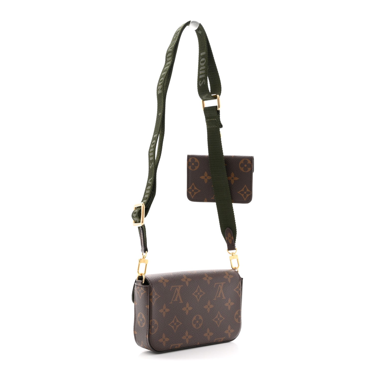 Louis Vuitton Monogram Felicie Strap & Go Kaki 3 of 10