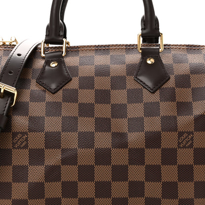 Louis Vuitton Damier Ebene Speedy Bandouliere 25 7 of 10