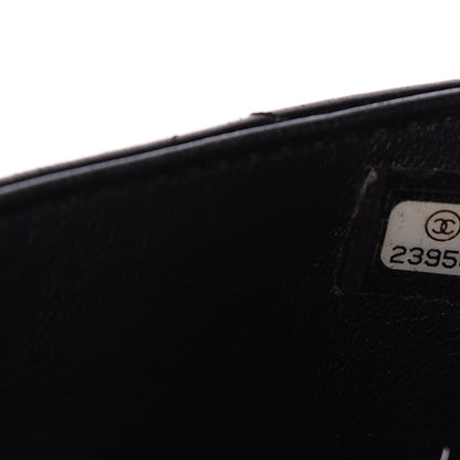 Chanel Lambskin Quilted Classic Zip Pouch Black 7 of 12