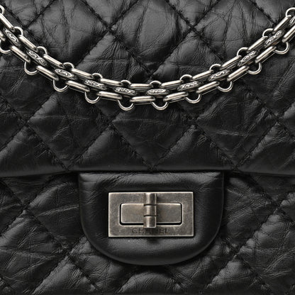 Chanel Aged Calfskin Quilted 2.55 Reissue Mini Flap Black 8 of 11
