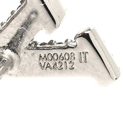 Louis Vuitton Crystal LV Iconic Earrings Silver 4 of 4