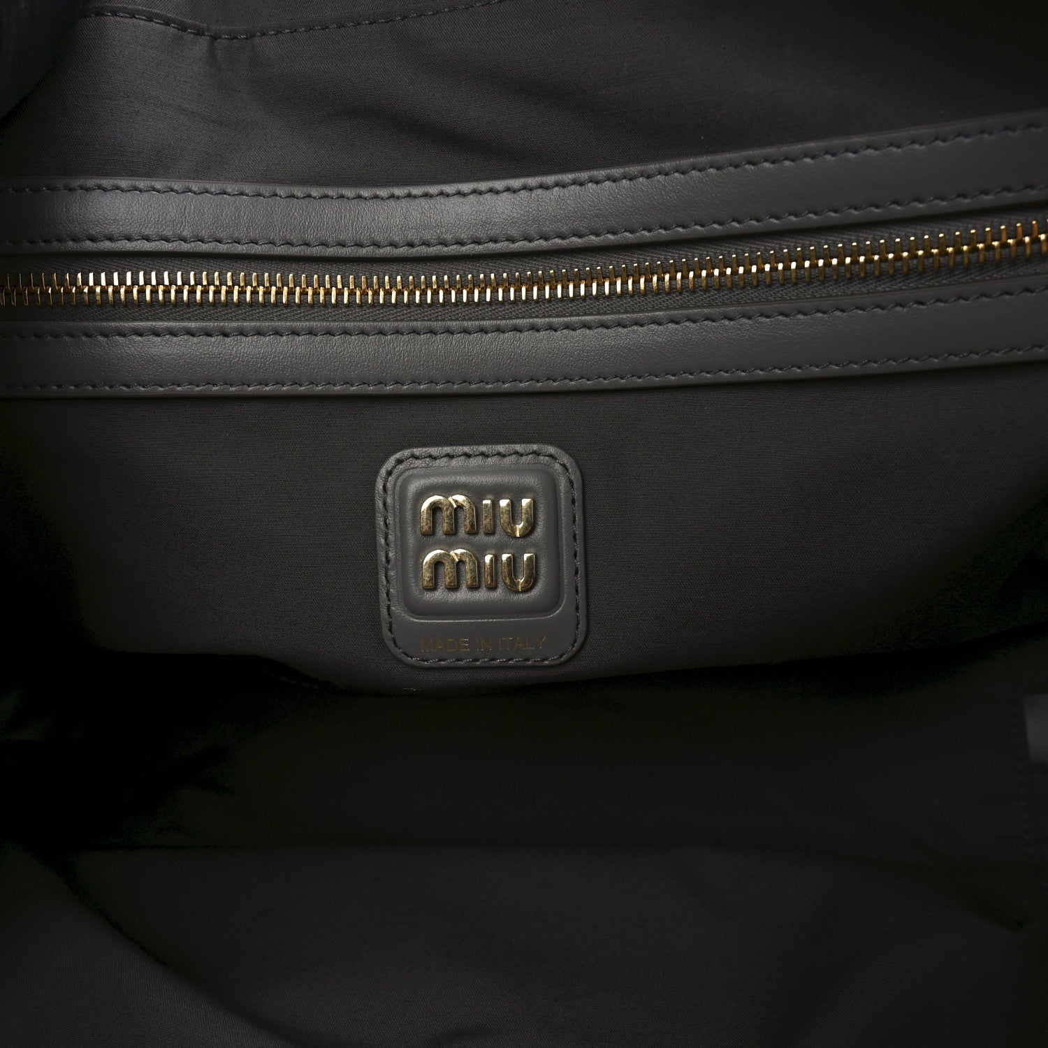 Miu Miu Soft Calf Softy Large Beau Top Handle Bag Marmo White 6 of 9