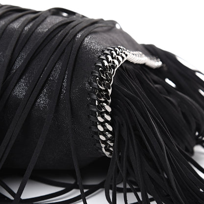 Stella McCartney Eco Suede Fringe Falabella Tote Black 9 of 9