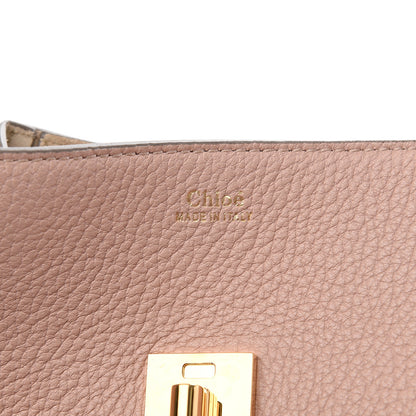 Chloe Grained Lambskin Mini Drew Shoulder Bag Cement Pink 5 of 13