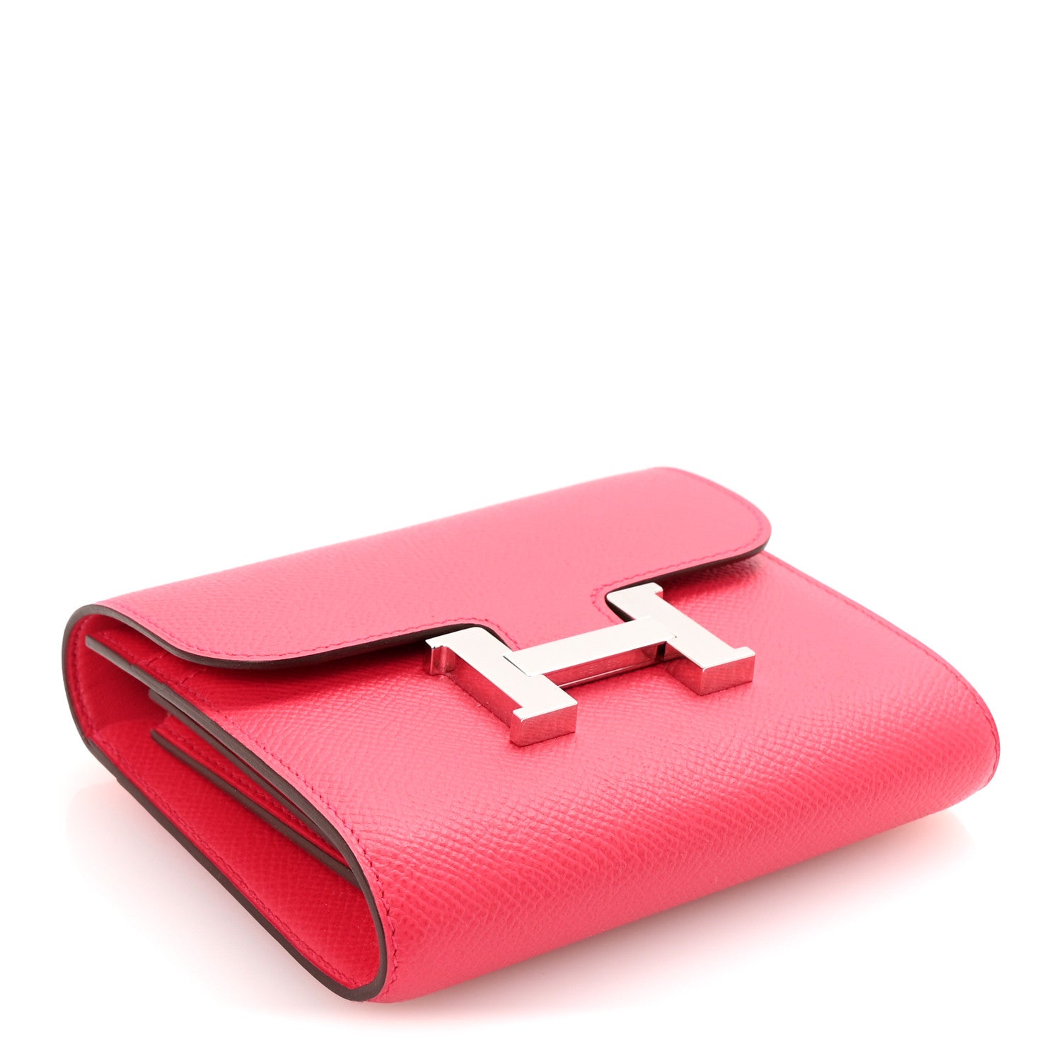 Hermes Epsom Constance Short Wallet Rose Extreme 4 of 7