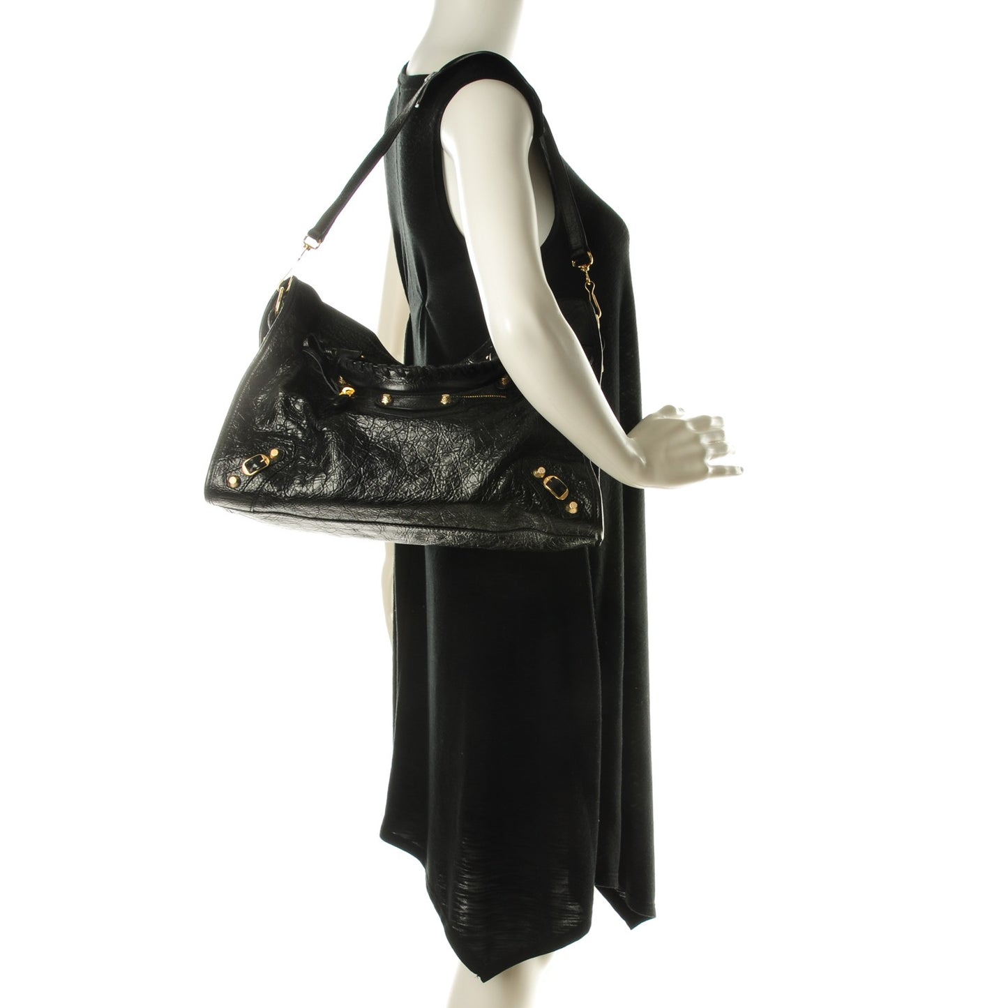 Agneau Giant 12 Gold Hardware City Black