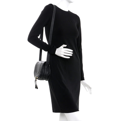 Chloe Calfskin Mini Marcie Round Crossbody Bag Black 2 of 8