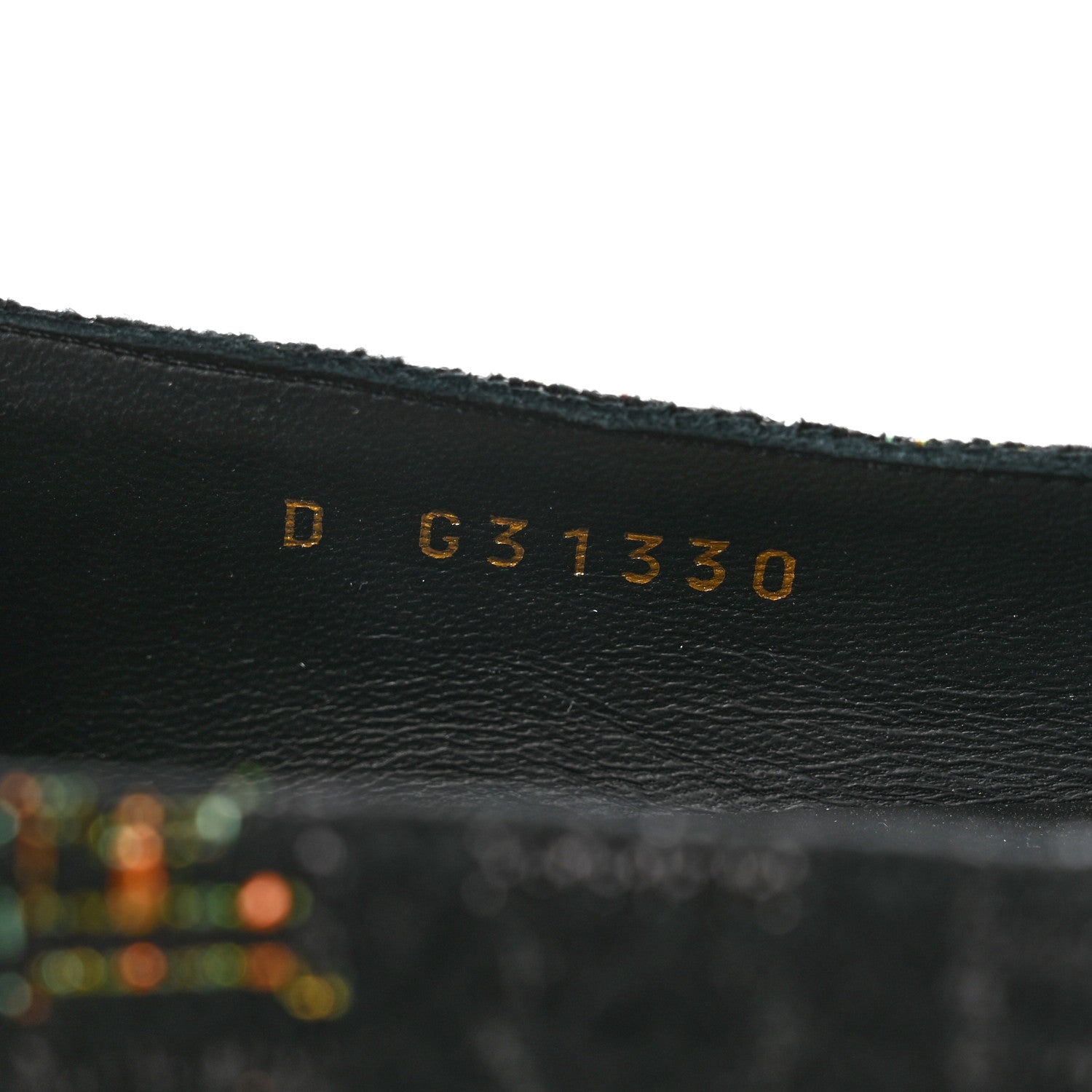 Chanel Tweed Patent Cap Toe Ballerina Flats 38.5 Black Orange Green 8 of 8