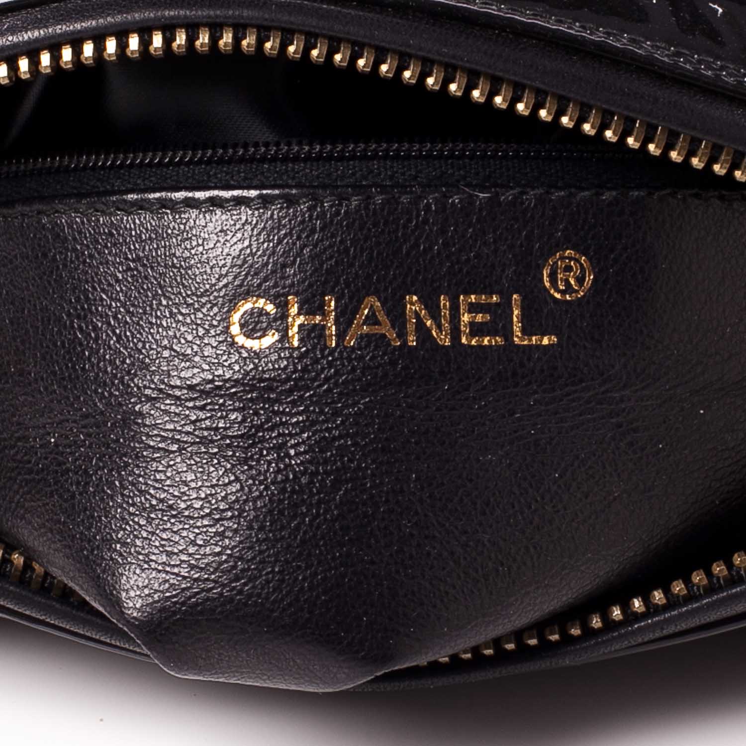 Chanel Patent Quilted Tassel Camera Case Black 6 of 8