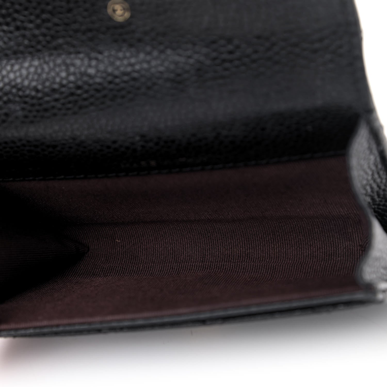 Chanel Caviar Quilted Flap Card Holder Black 4 of 4