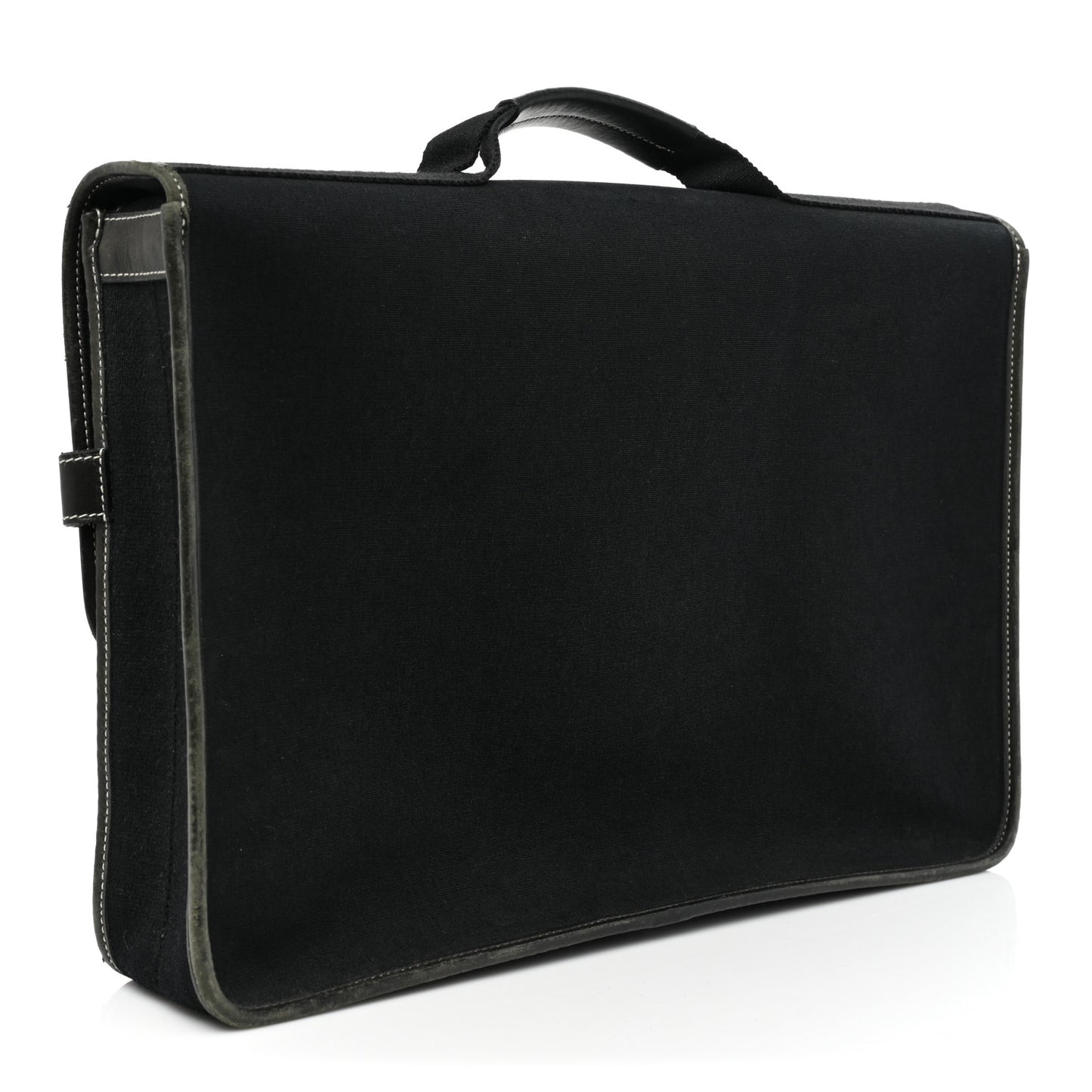 Toile Officier Buenaventura Briefcase Black