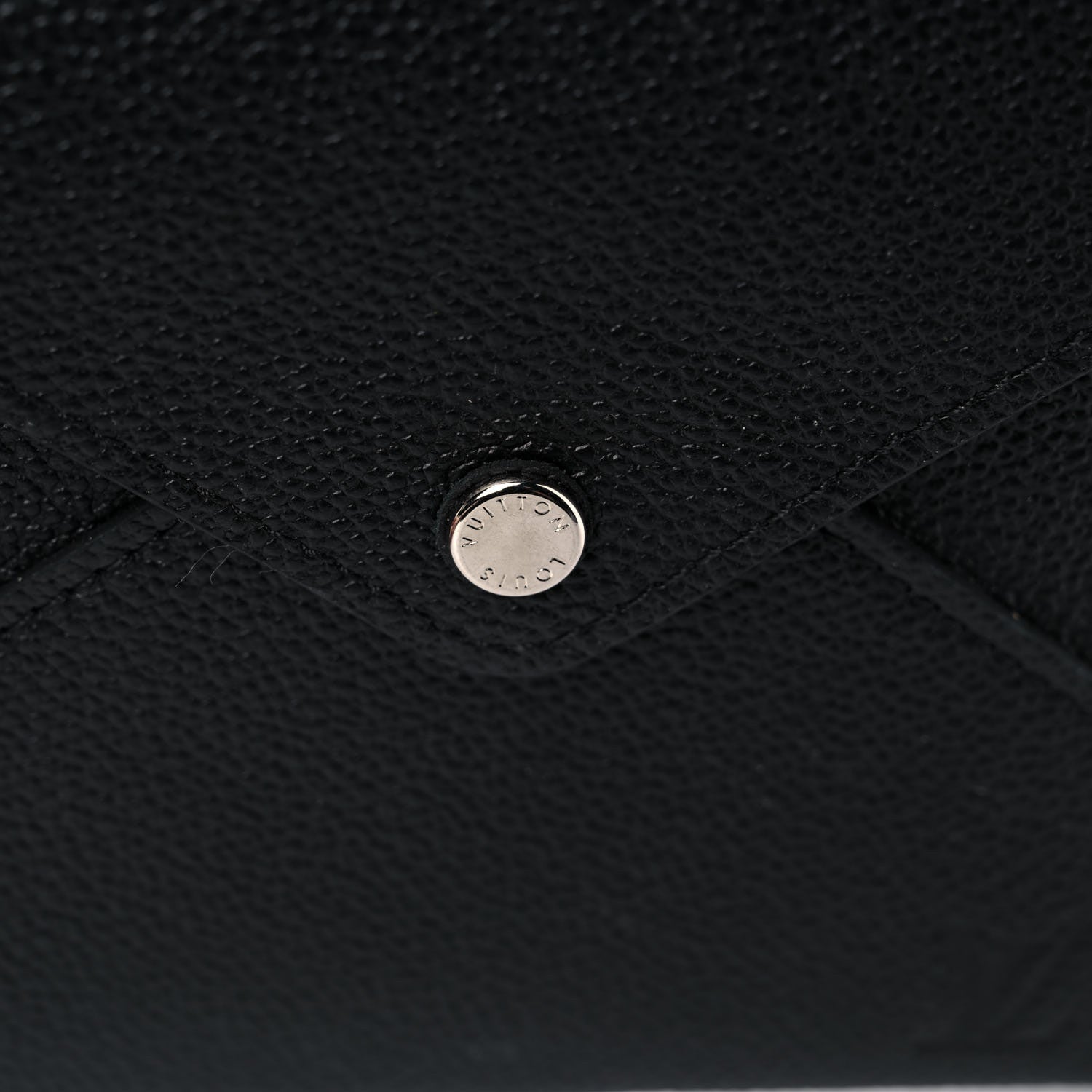 Louis Vuitton Calfskin Envelope Pouch Black 8 of 8