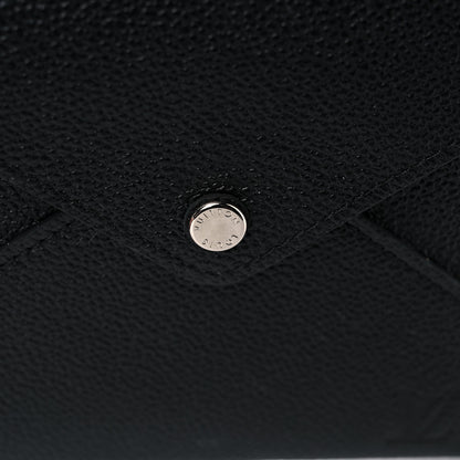 Louis Vuitton Calfskin Envelope Pouch Black 8 of 8