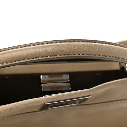 Fendi Nappa Mini Peekaboo Iconic Satchel Tortora 8 of 10