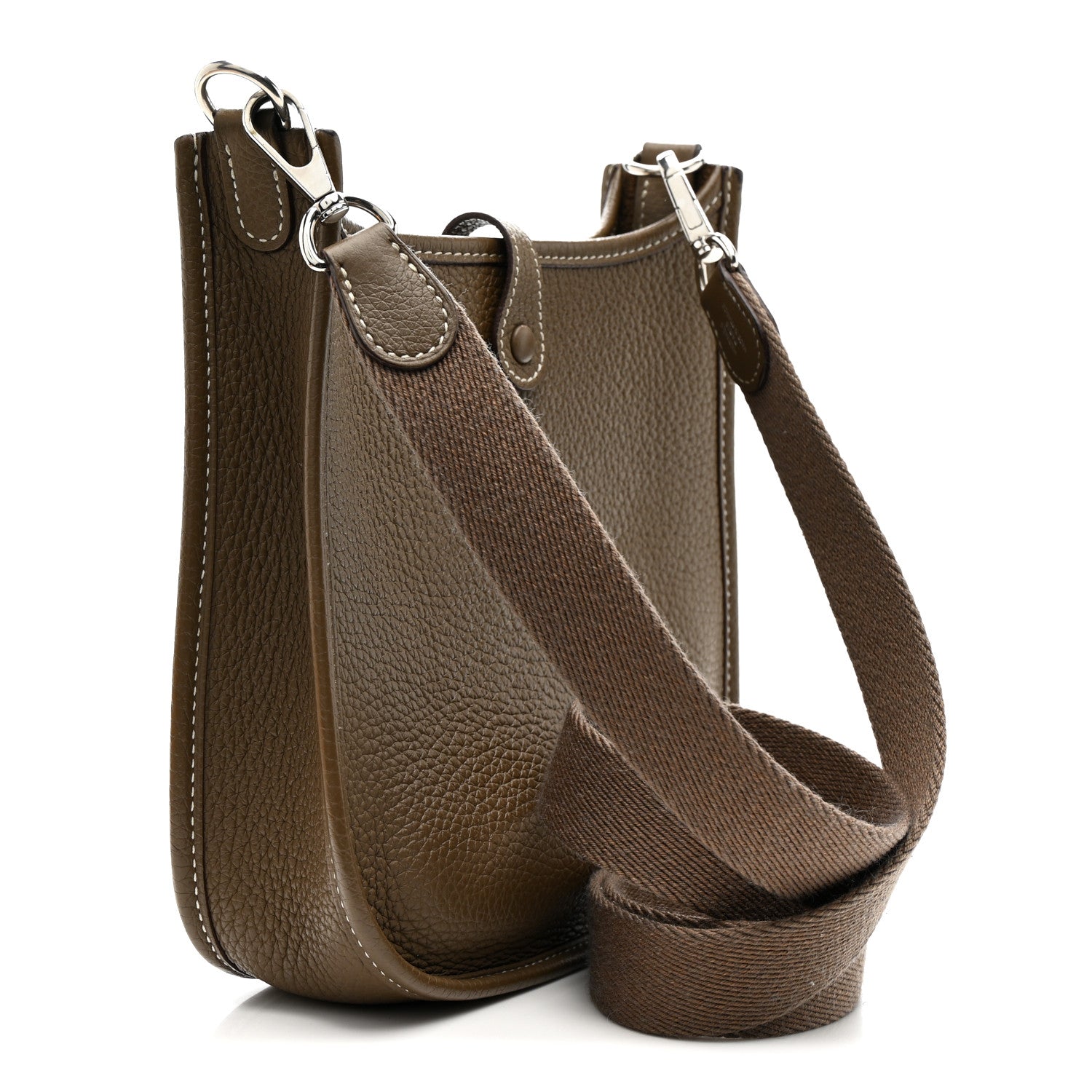 Hermes Taurillon Clemence Evelyne TPM Etoupe 3 of 14