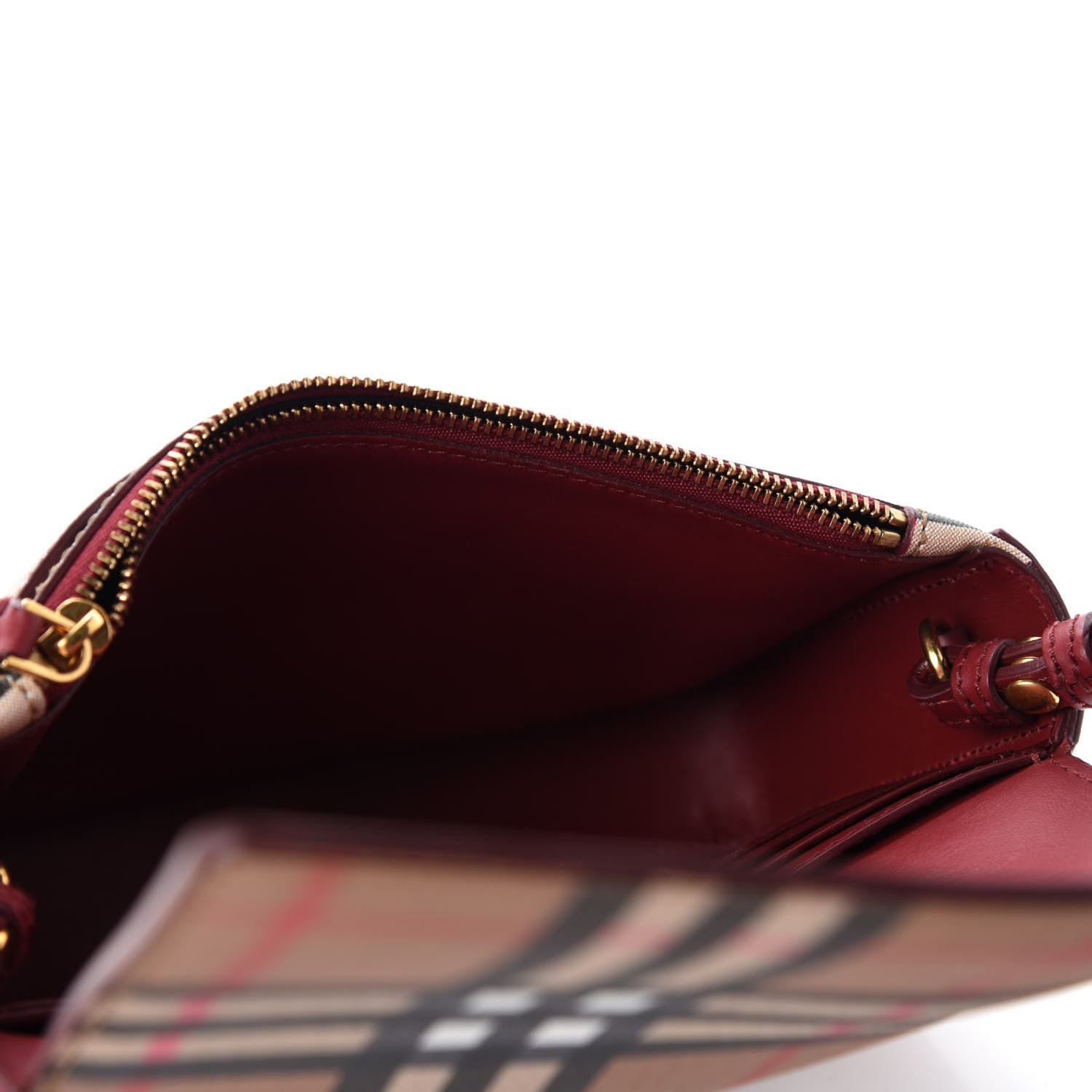 Burberry House Check Tartan Mix Hampshire Crossbody 5 of 9