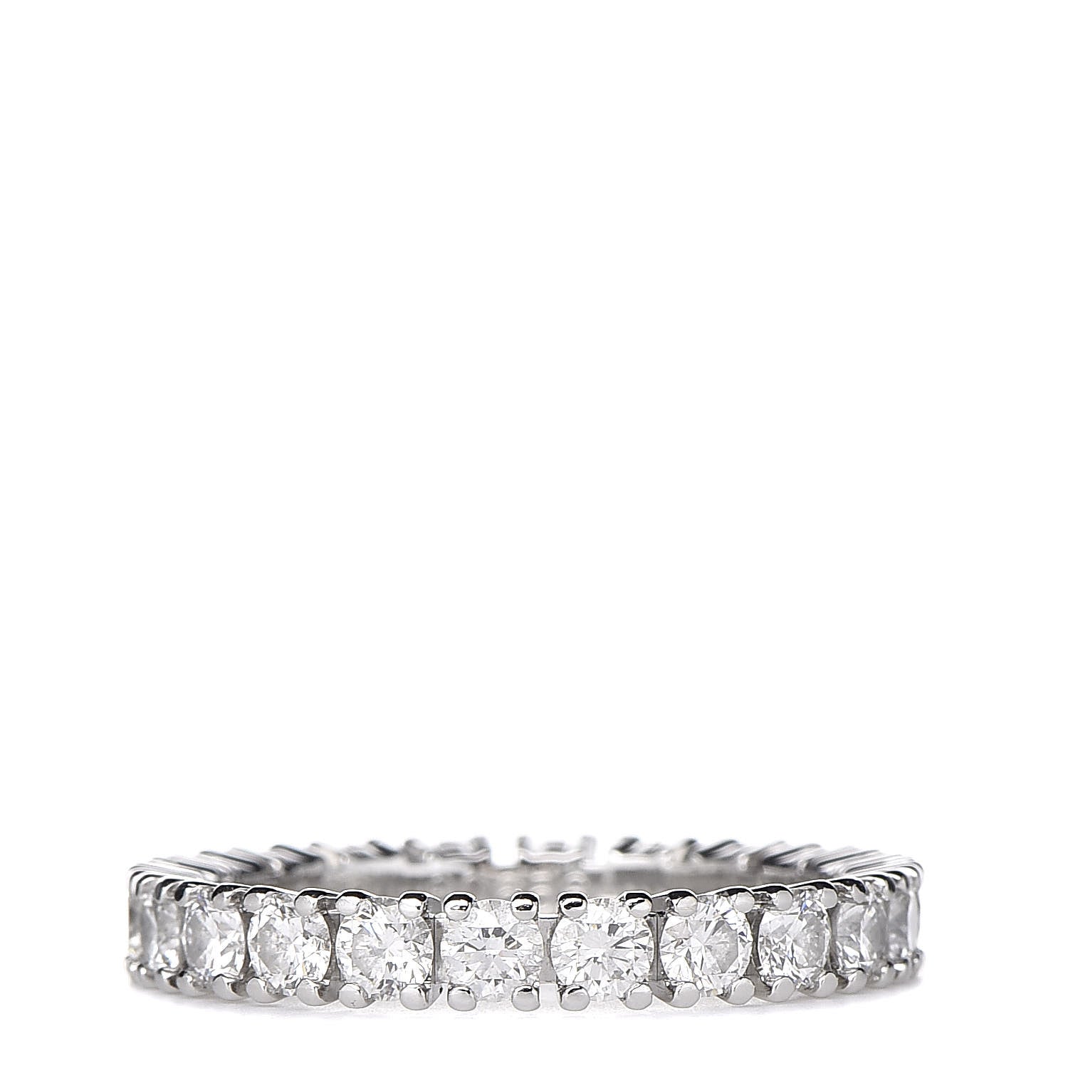 Cartier Platinum Diamond 1.52ct Eternity Ring 52 6 3 of 6