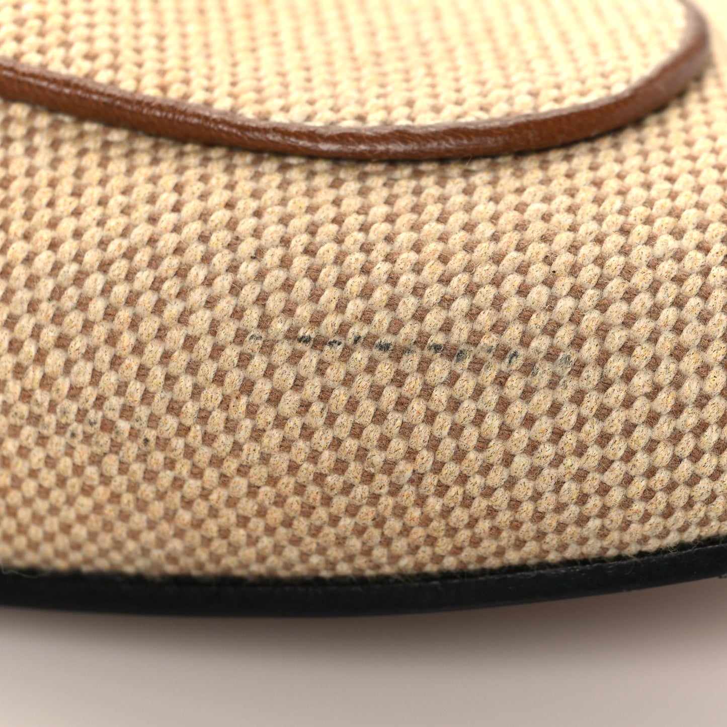 Canvas Vintage Charlotte Web Princetown Slippers 37 Sand Cuir