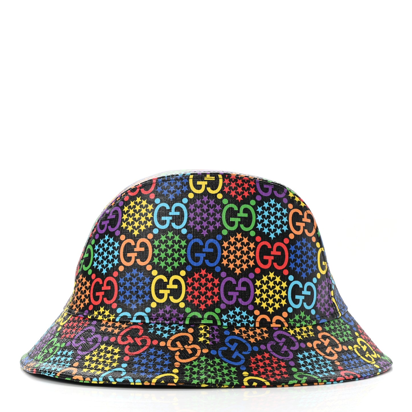 GG Supreme Monogram Psychedelic Fedora Hat M Multicolor