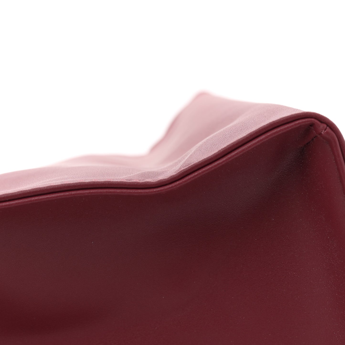 Vegan Leather Medium Shopping Bag Oxblood
