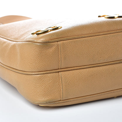 Chanel Caviar CC Shoulder Bag Beige 11 of 16