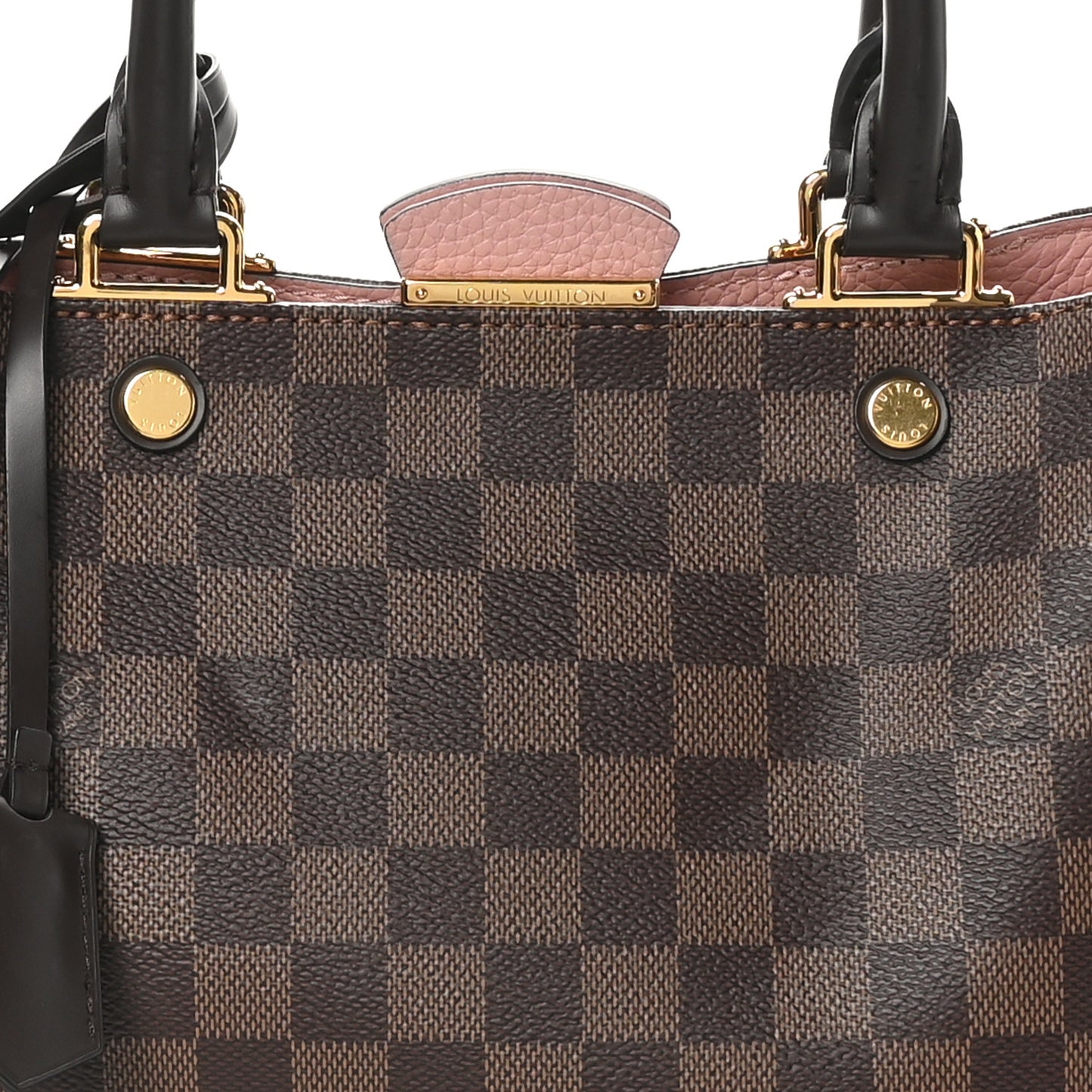 Damier Ebene Cuir Taurillon Brittany Magnolia