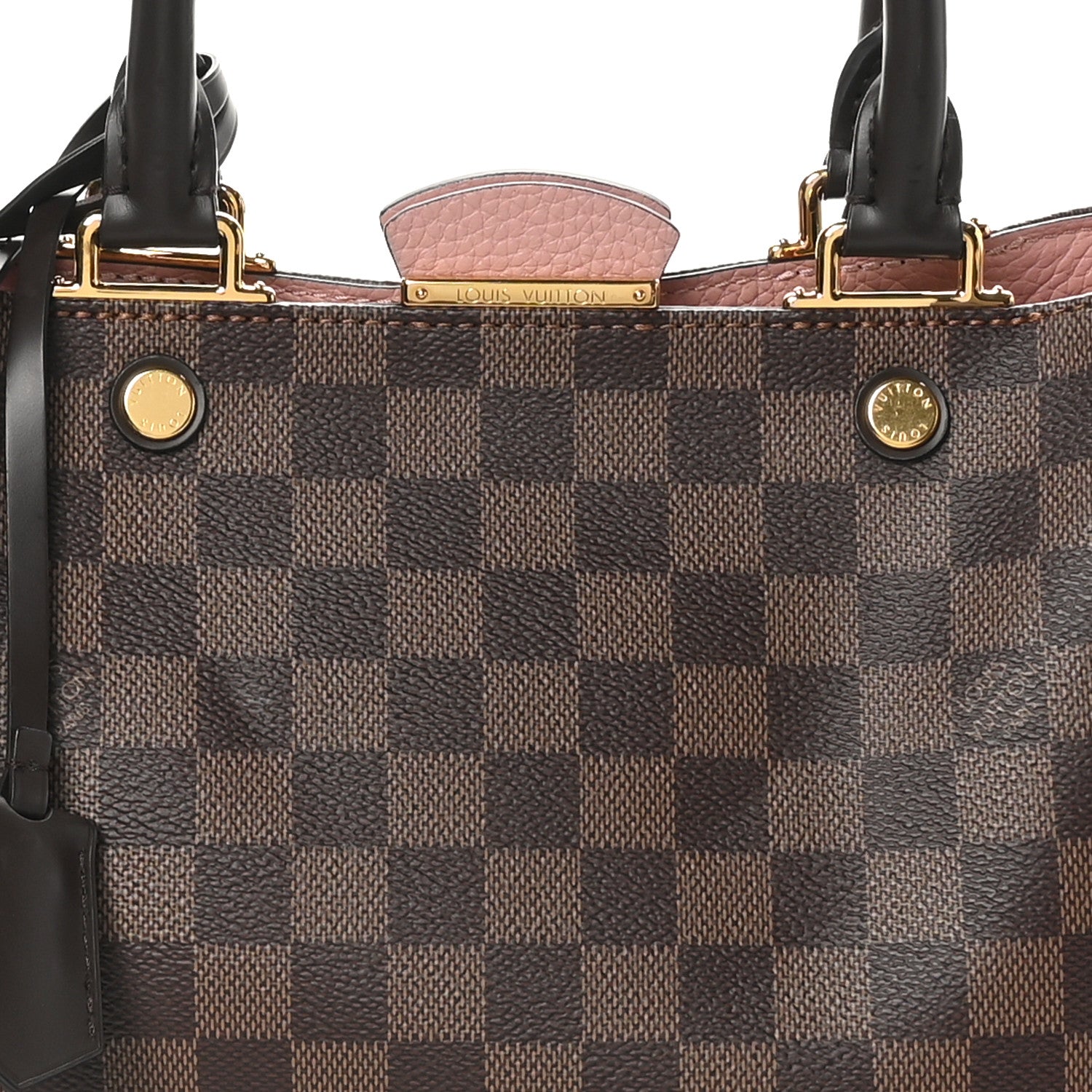 Louis Vuitton Damier Ebene Cuir Taurillon Brittany Magnolia 7 of 10