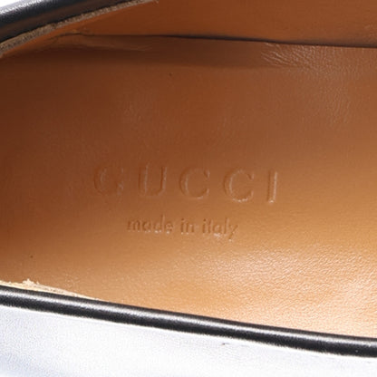 Gucci Calfskin Womens Jordaan Loafers 36.5 Black 9 of 11