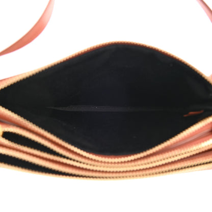 Celine Lambskin Small Trio Crossbody Bag Tan 7 of 11