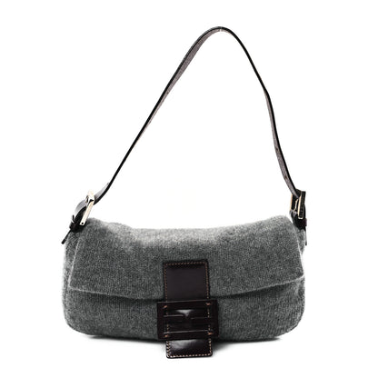 Fendi Knit Baguette Dark Grey 1 of 10