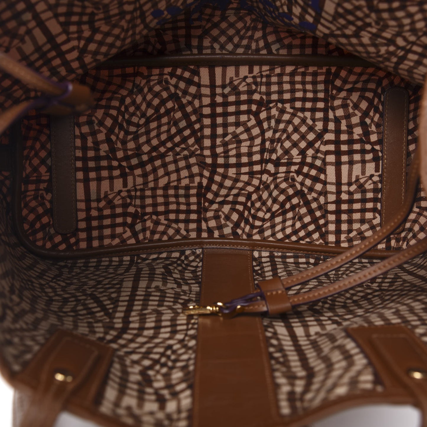 Visetos Medium Liz Reversible Shopper Tote Cognac