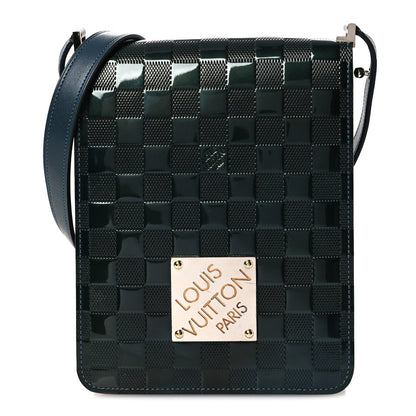 Louis Vuitton Damier Vernis Club Petrole Blue 1 of 16