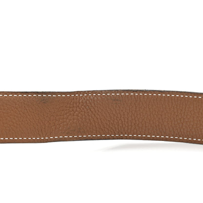 Hermes Box Togo 32mm H Belt Black Gold 9 of 18