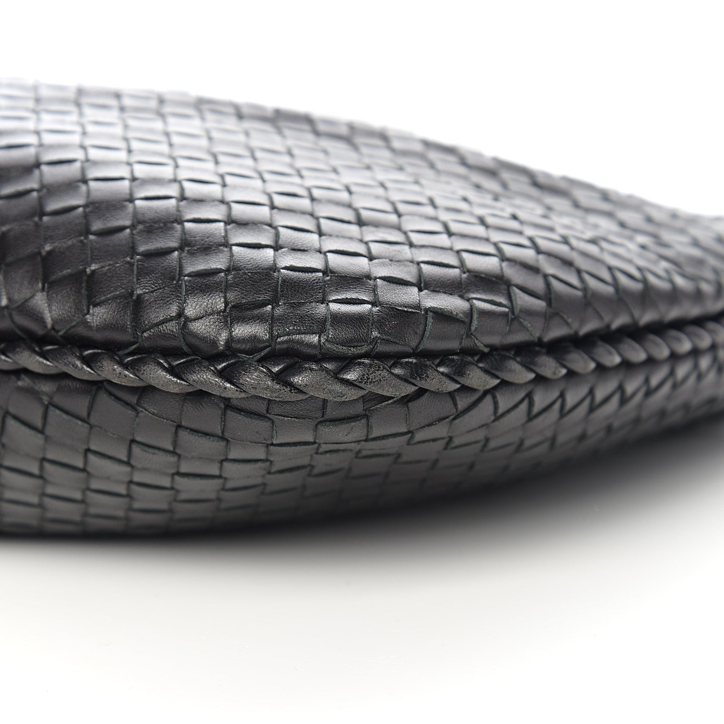 Nappa Intrecciato Large Veneta Hobo Black