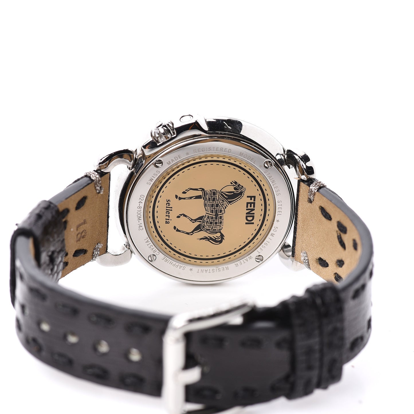 Stainless Steel Calfskin 37mm Selleria Quartz Watch