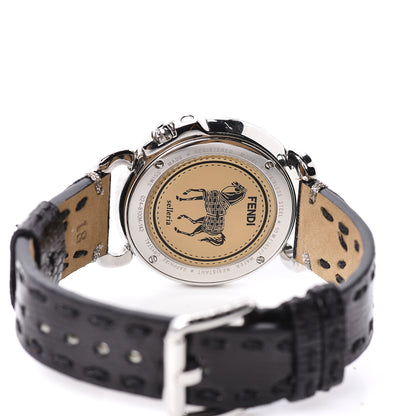Fendi Stainless Steel Calfskin 37mm Selleria Quartz Watch 5 of 7