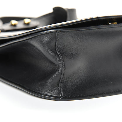 Prada City Calf Pionniere Saddle Bag Black 7 of 13