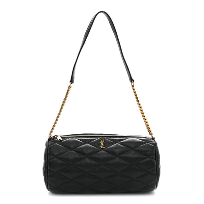 Saint Laurent Lambskin Monogram Small Sade Tube Bag Black 1 of 11