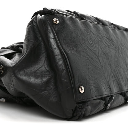 Chanel Calfskin Ultra Stitch Bowler Black 9 of 10
