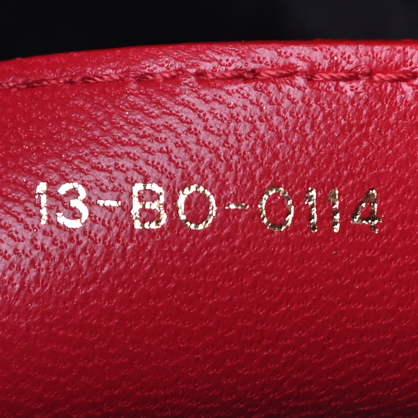Lambskin Cannage Large Lady Dior Red