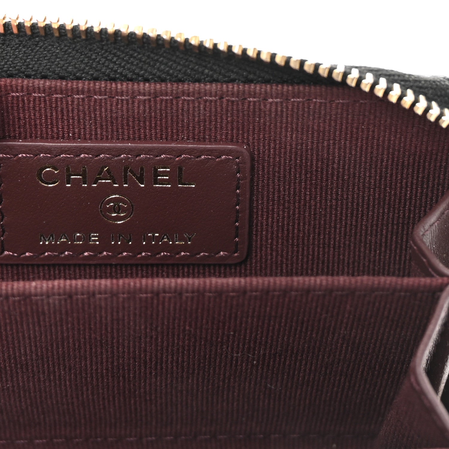 Chanel Caviar Quilted Zip Coin Purse Black 6 of 8