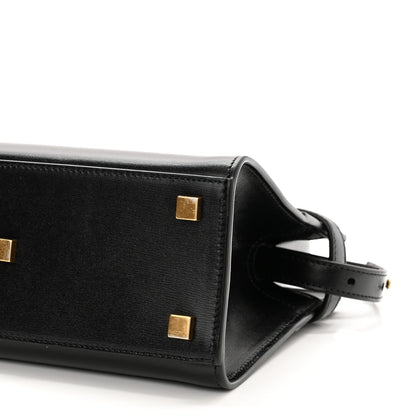 Saint Laurent Smooth Calfskin Manhattan Nano Shopper Tote Black 9 of 10