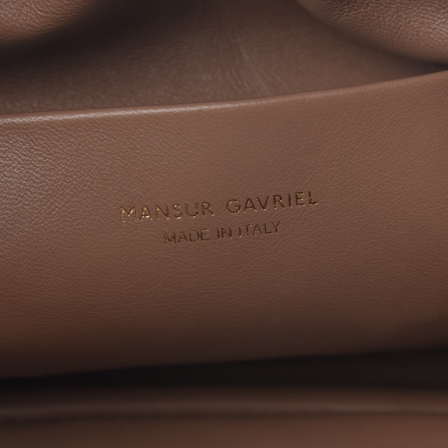 Lambskin Cloud Clutch Biscotto