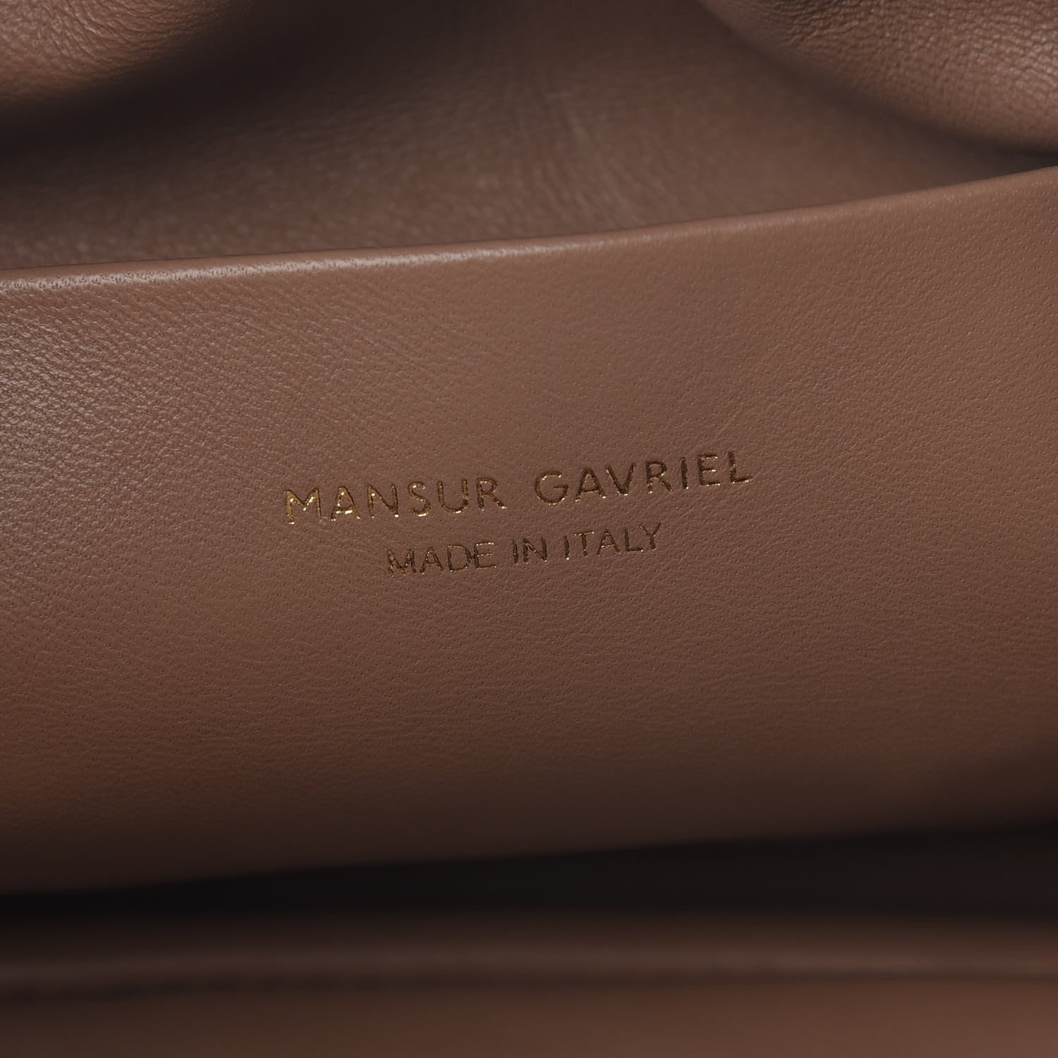 Mansur Gavriel Lambskin Cloud Clutch Biscotto 5 of 7