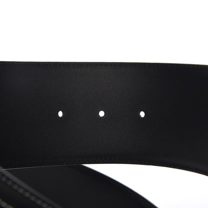 Chanel Calfskin Resin Gabrielle CC Logo Belt 75 Black White 6 of 9